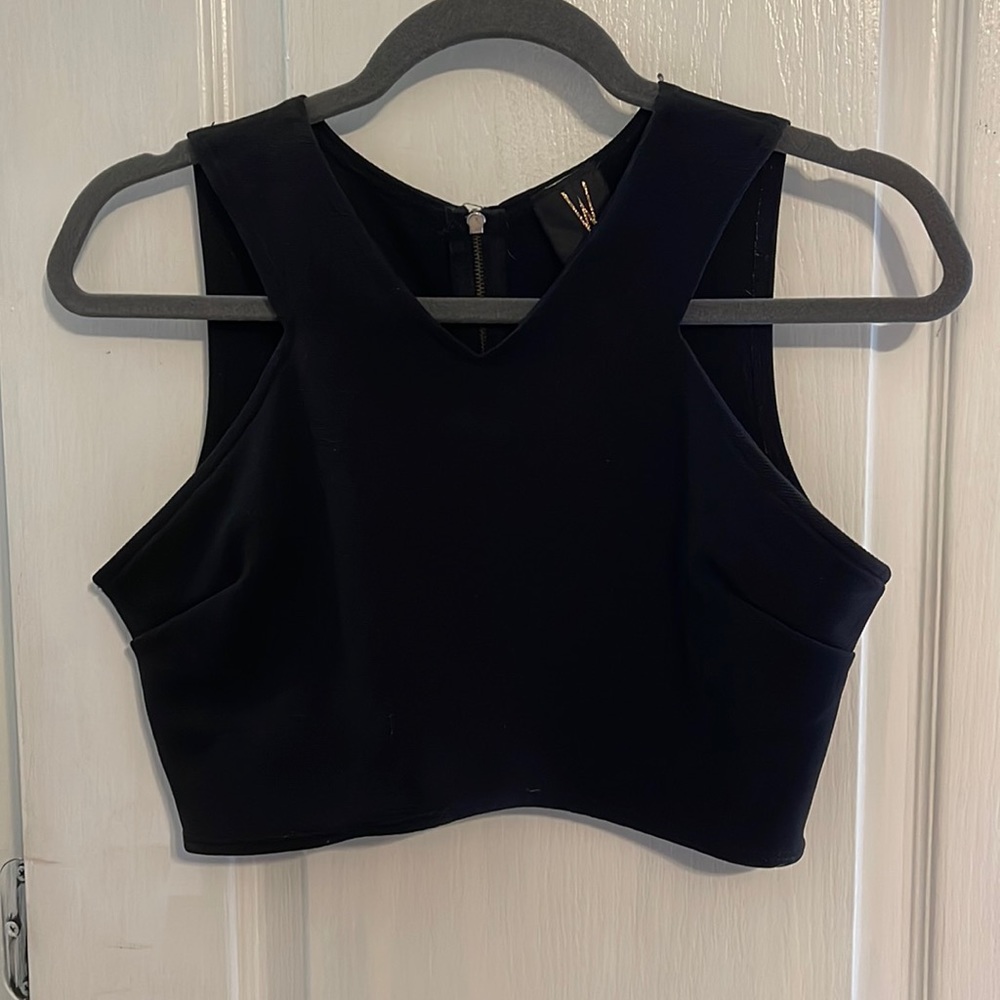 Black Crop Top